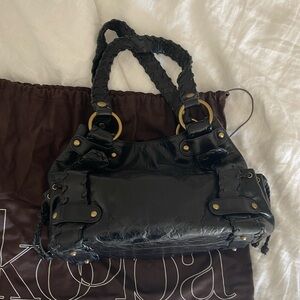 Kooba Sienna Bag, Black, 12” x 9” x 7”